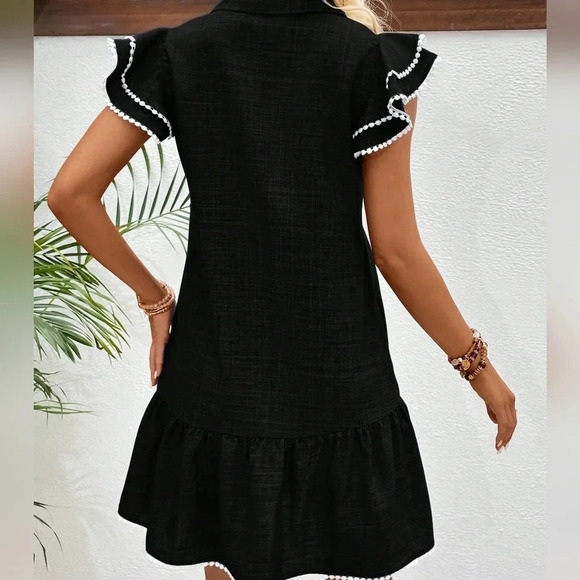 Simple Color Block Daily Dress - Picture 4 of 5